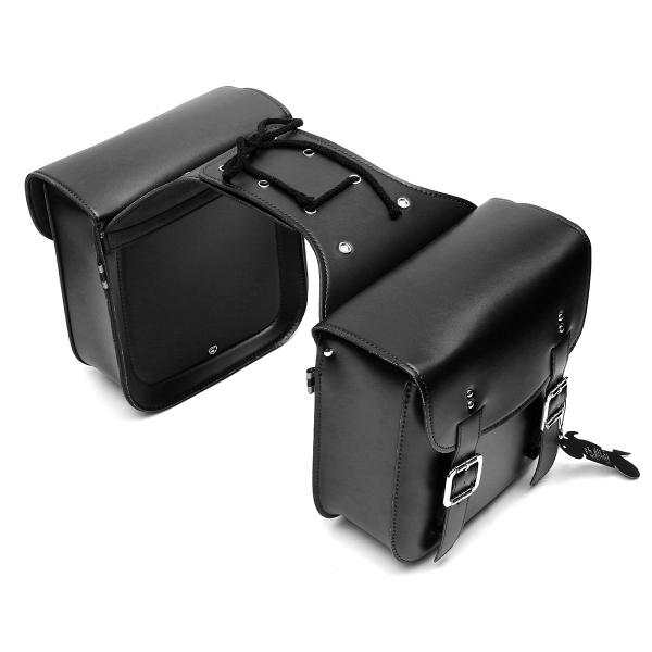 Motorcycle Saddlebags PU Leather Large Capacity Motor Bike Side Moto Tank Bag Luggage