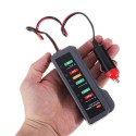 BM320 12V Car Battery Tester Digital Alternator Detector Mate Car Lighter Plug Diagnostic Tool with 3 LED Indicator