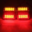 12V LED Caravan Truck Trailer Stop Rear Tail License Plate Indicator Lamp