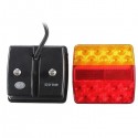 2x LED Truck Trailer Rear Tail Light Indicator Stop Lamp E-Marked 12V