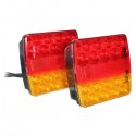 2x LED Truck Trailer Rear Tail Light Indicator Stop Lamp E-Marked 12V