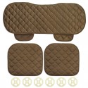 Car Heating Seat Cushion Cover Front + Rear Row Car Pad Mat Winter Home Office Warm