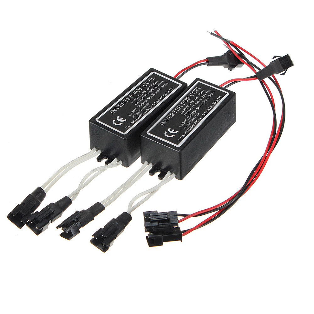 2PCS-12V-CCFL-Halo-Ring-Spare-Inverter-Ballast-Angel-Eyes-Ring-Kit-68724
