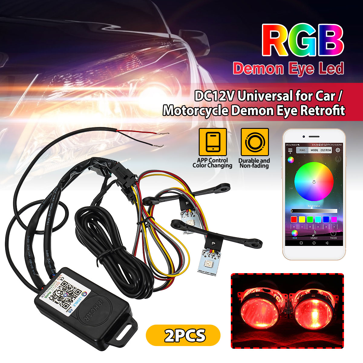 2Pcs-10W-12V-RGB-LED-Demon-Eyes-Daytime-Running-Light-Phone-App-Remote-Control-1688774