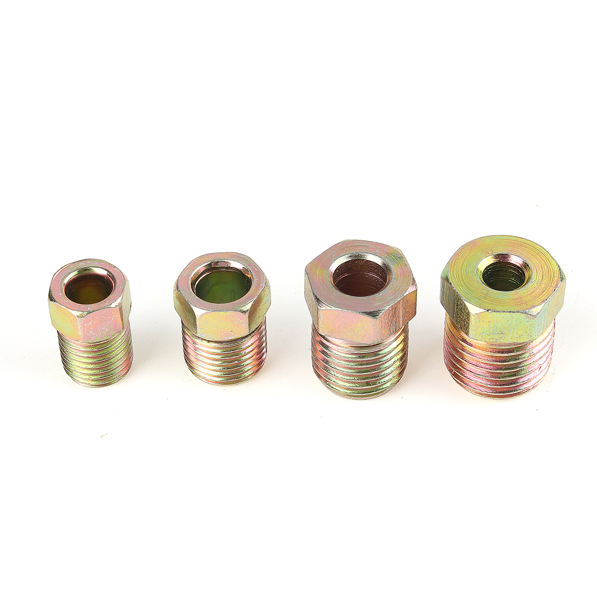 35PCS-Brake-Line-Tube-Fitting-Kit-Nuts-For-Inverted-Flares-316-and-14-Zinc-1701186