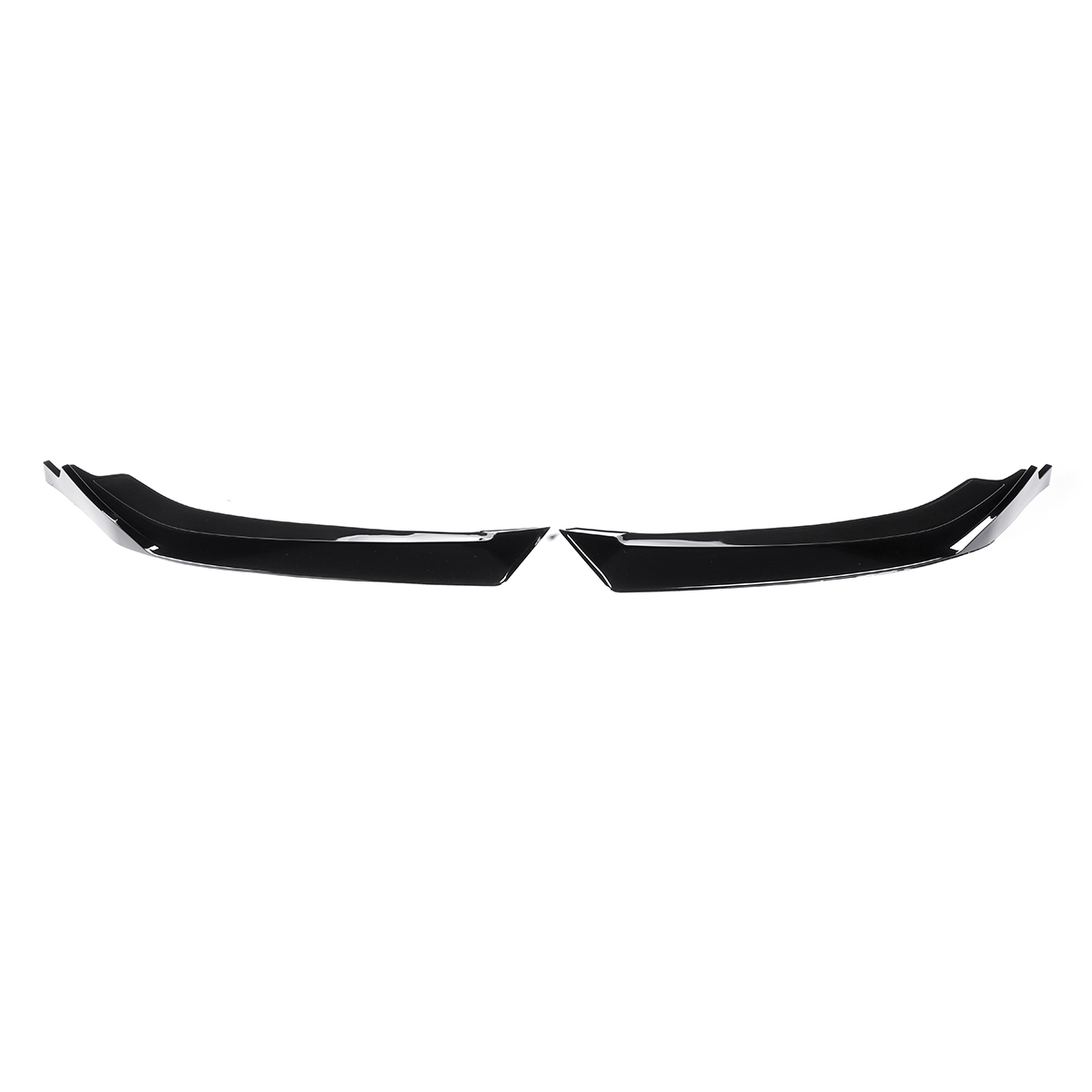 2-PCS-Front-Bumper-Lip-Wrap-Angle-Splitters-Spoiler-Wing-Canard-Diffuser-Glossy-Black-Anti-Scratch-F-1788255