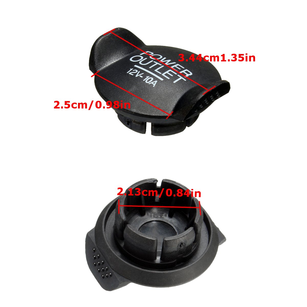 12V Socket Lighter Cigarette Outlet Cover For Ford Focus Fiesta Mondeo ...