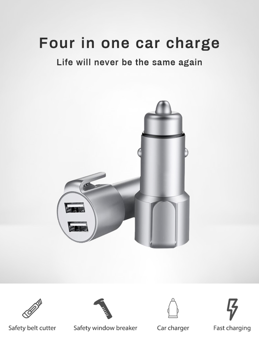 Yuroad-BM2041-12V-4In-1-Smart-Quick-Car-Charger-QC30-Multi-function-Safety-Hammer-with-Lighting-for--1692675