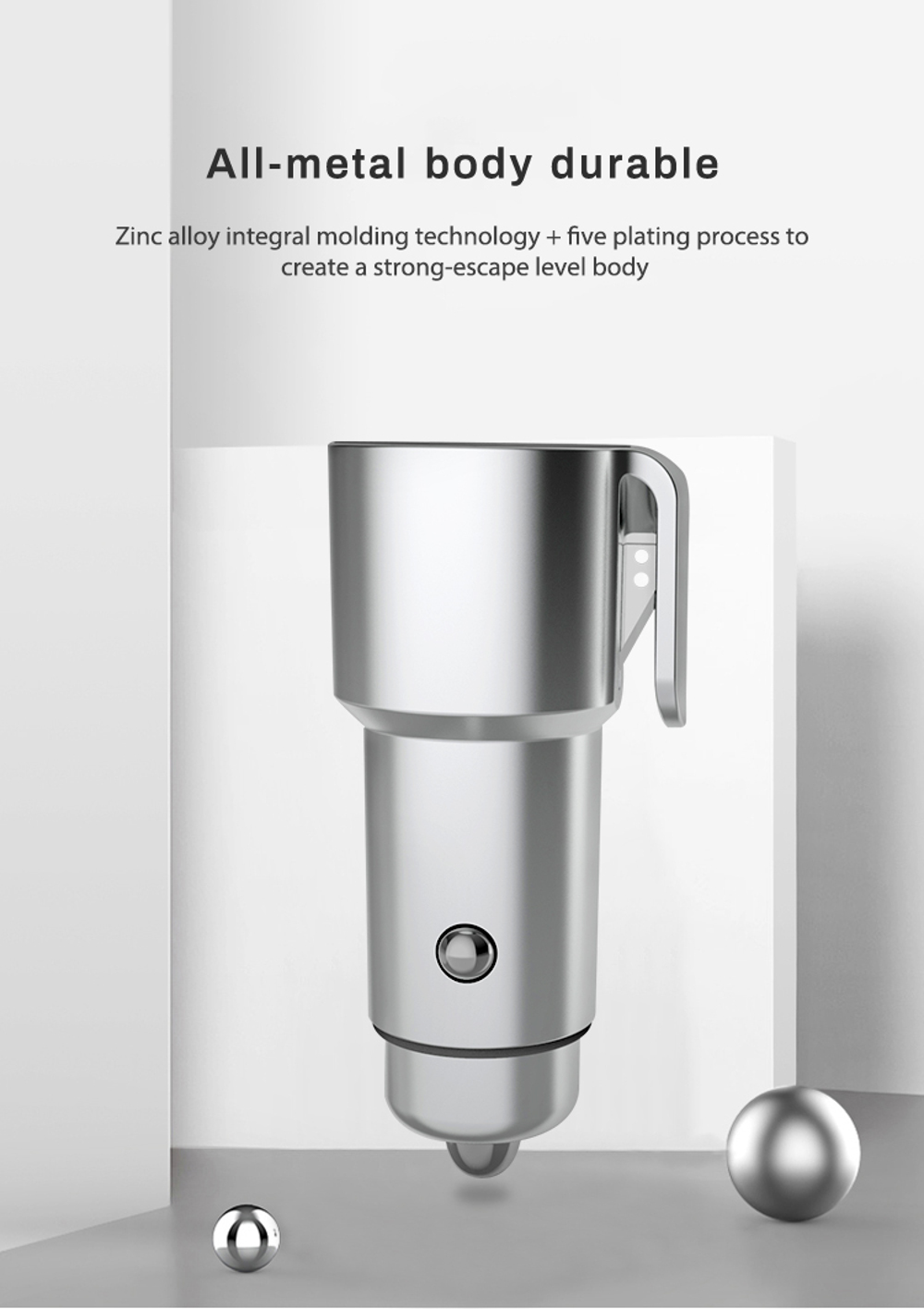 Yuroad-BM2041-12V-4In-1-Smart-Quick-Car-Charger-QC30-Multi-function-Safety-Hammer-with-Lighting-for--1692675