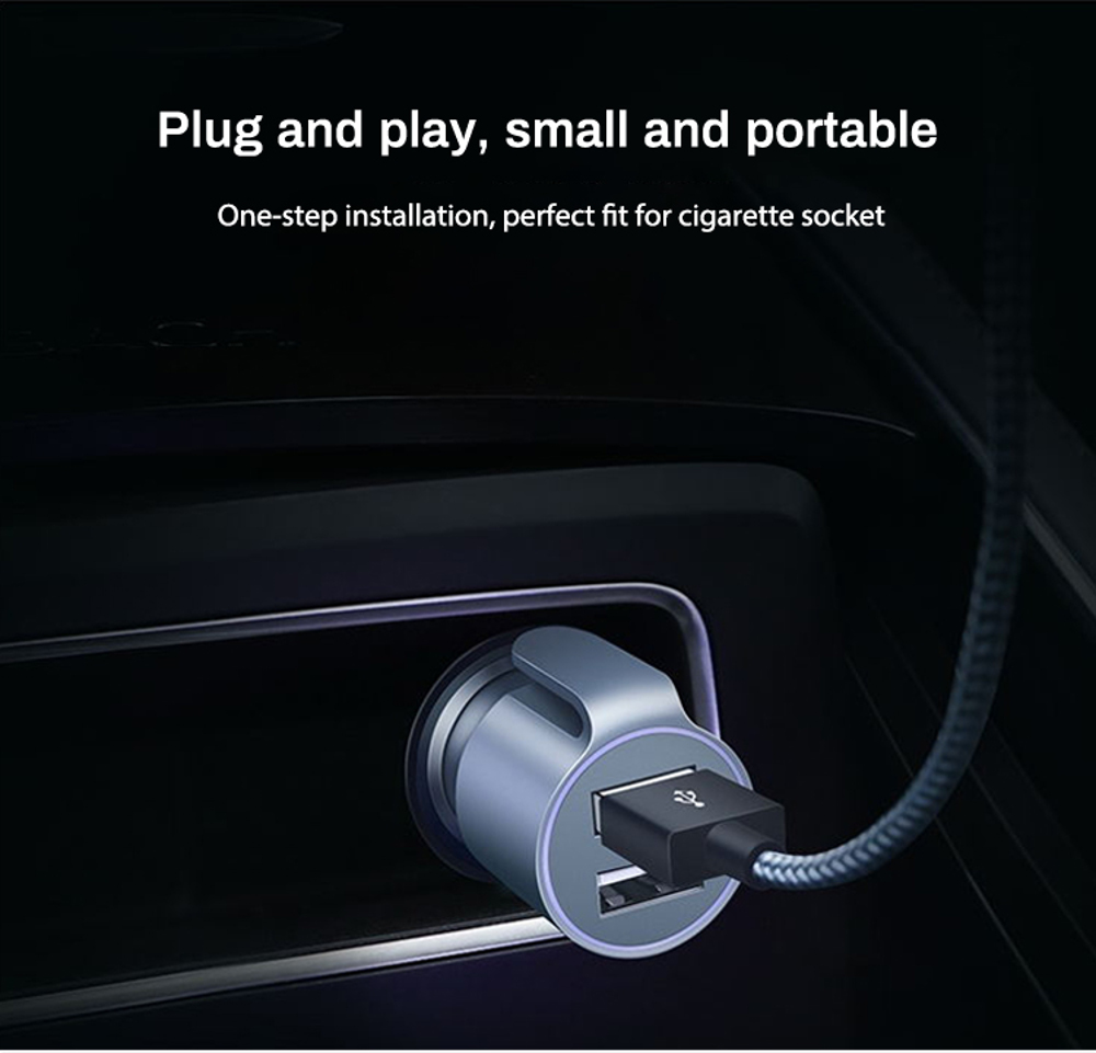 Yuroad-BM2041-12V-4In-1-Smart-Quick-Car-Charger-QC30-Multi-function-Safety-Hammer-with-Lighting-for--1692675