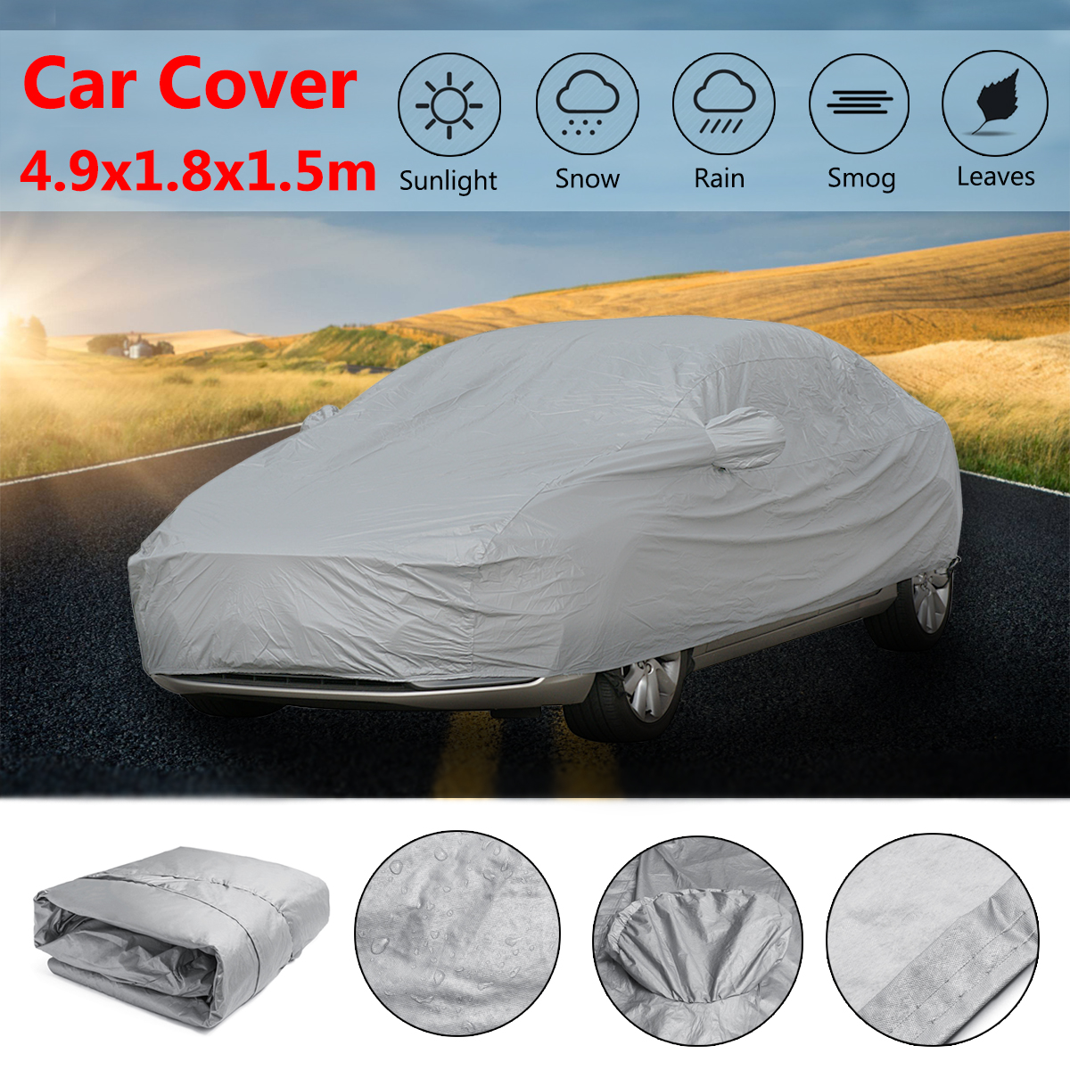 Universal-XL-Full-Car-Cover-Cotton-Waterproof-Breathable-Rain-Snow-Protection-1249654