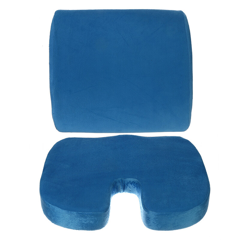 Memory Foam Home Car Seat Cushion Lumbar Back Support Orthoped Office Chair Seat Pad Mat