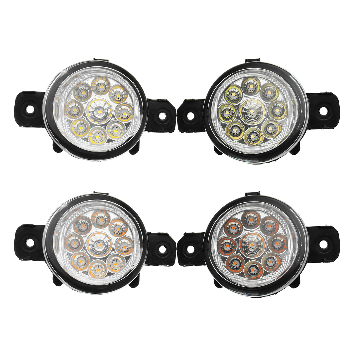 Pair 6W Car Front Fog Lights with H11 bulb for Nissan Altima Maxima