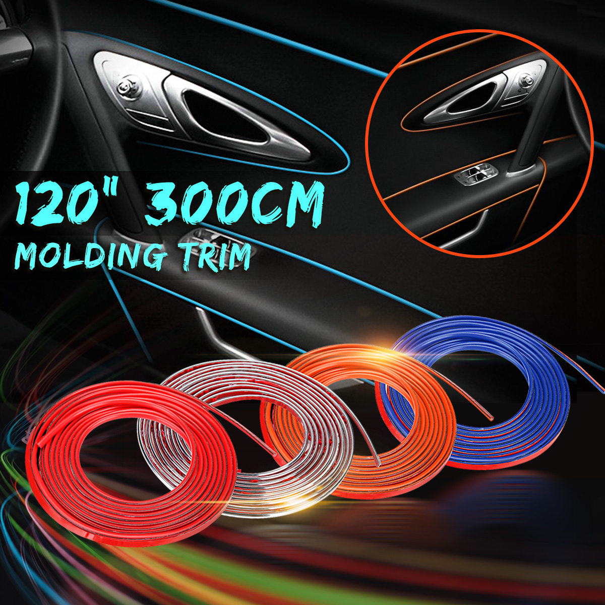 120-Inch-Universal-Car-Moulding-Trim-Strip-Interior-Exterior-With-3M-Tape-87221