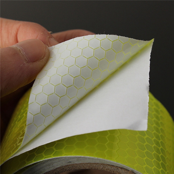 10ft Fluorescent Yellow Reflective Safety Warning Conspicuity Tape Film Sticker