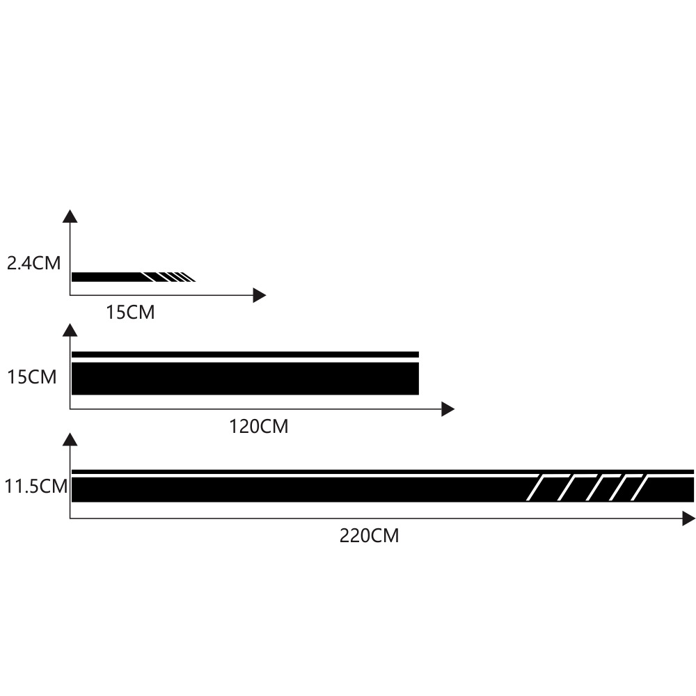 5pcs-Universal-Car-Body-Stripe-DIY-Sticker-Decal-Trim-Side-Hood-Rear-View-Mirror-Vinyl-1714637