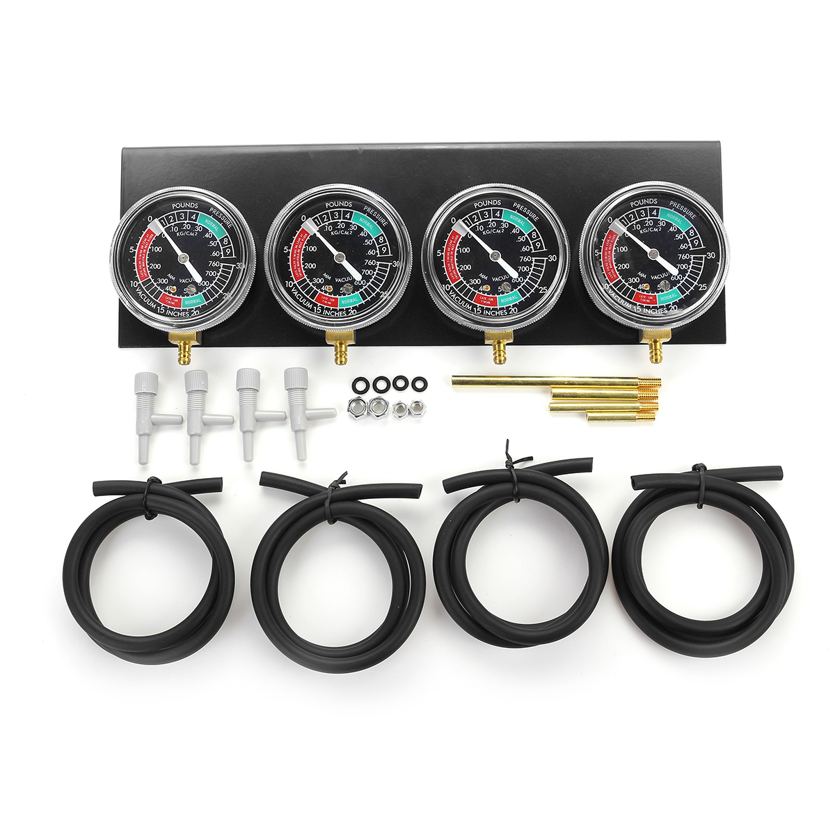 Motorcycle-Carb-Carburettor-Fuel-Vacuum-Gauge-Balancer-Tool-Set-For-2--4-Cylinder-1671289