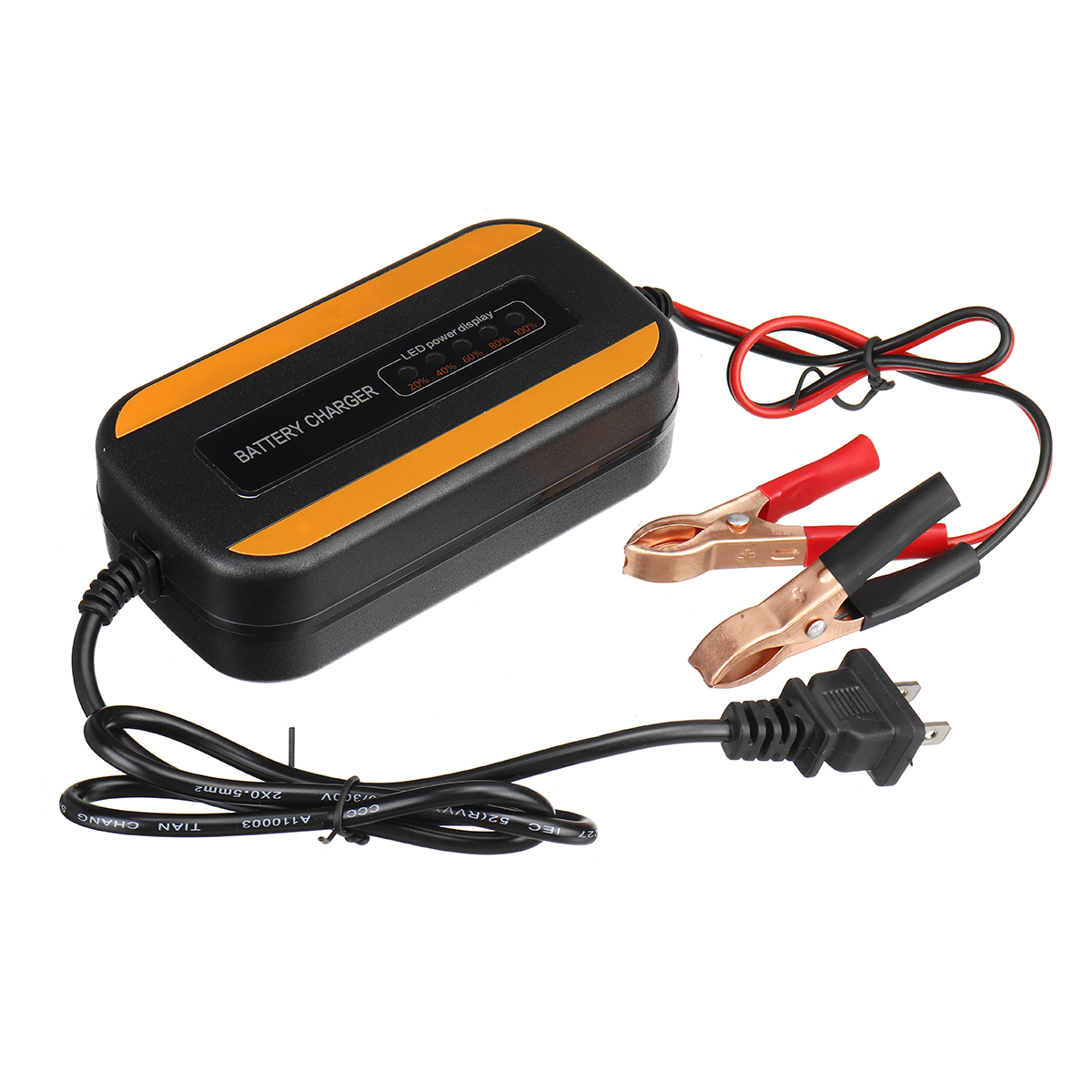 12v Battery Charger Maintainer Agm Charger For Car Motorcycle Atv