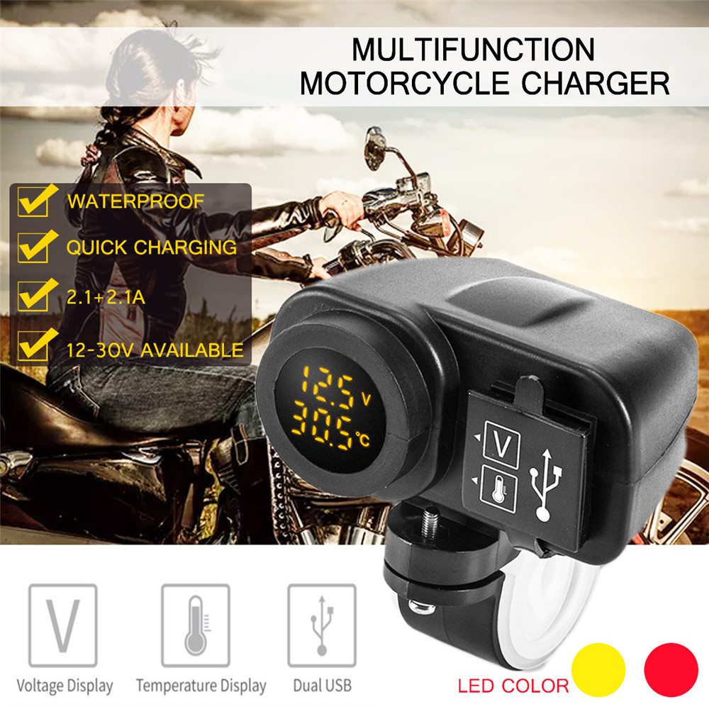 21A-LED-12V-Multifunctional-Waterproof-Motorcycle-USB-ChargerDigital-VoltmeterThermometer-1413017