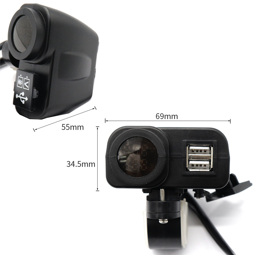21A-LED-12V-Multifunctional-Waterproof-Motorcycle-USB-ChargerDigital-VoltmeterThermometer-1413017