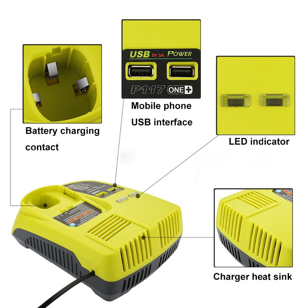 P117-Rechargeable-Battery-Charger-AC100-260V-Li-ion-Nicd-Nimh-For-Ryobi-Battery-P103-P105-P107-P118--1800409