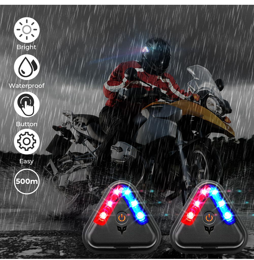 2PCS-DUHAN-Warning-LED-Lamps-High-Brightness-2-Modes-Safety-FlashingIntense-Flash-USB-Charger-Rechar-1718178