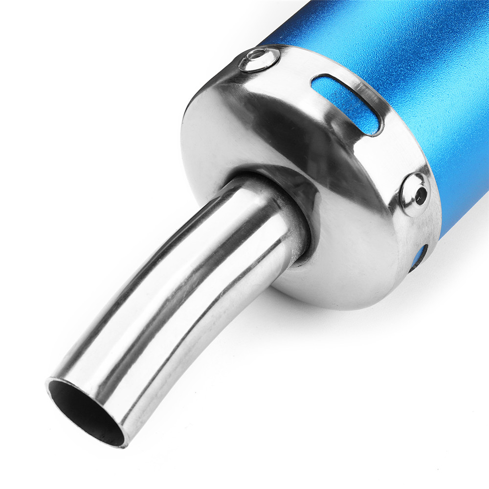 280MM-Motorcycle-Racing-Blue-Red-Exhaust-Muffler-Pipe-Silencer-2-Stroke-1327157