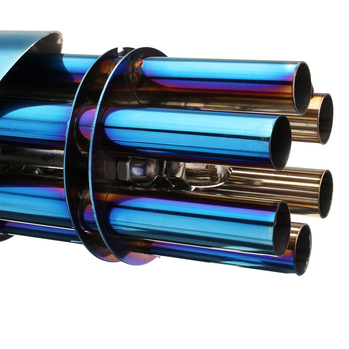 32mm-Motorcycle-Exhaust-Muffler-Machine-Rotating-Vent-Pipe-Blue-Stainless-Steel-1034462