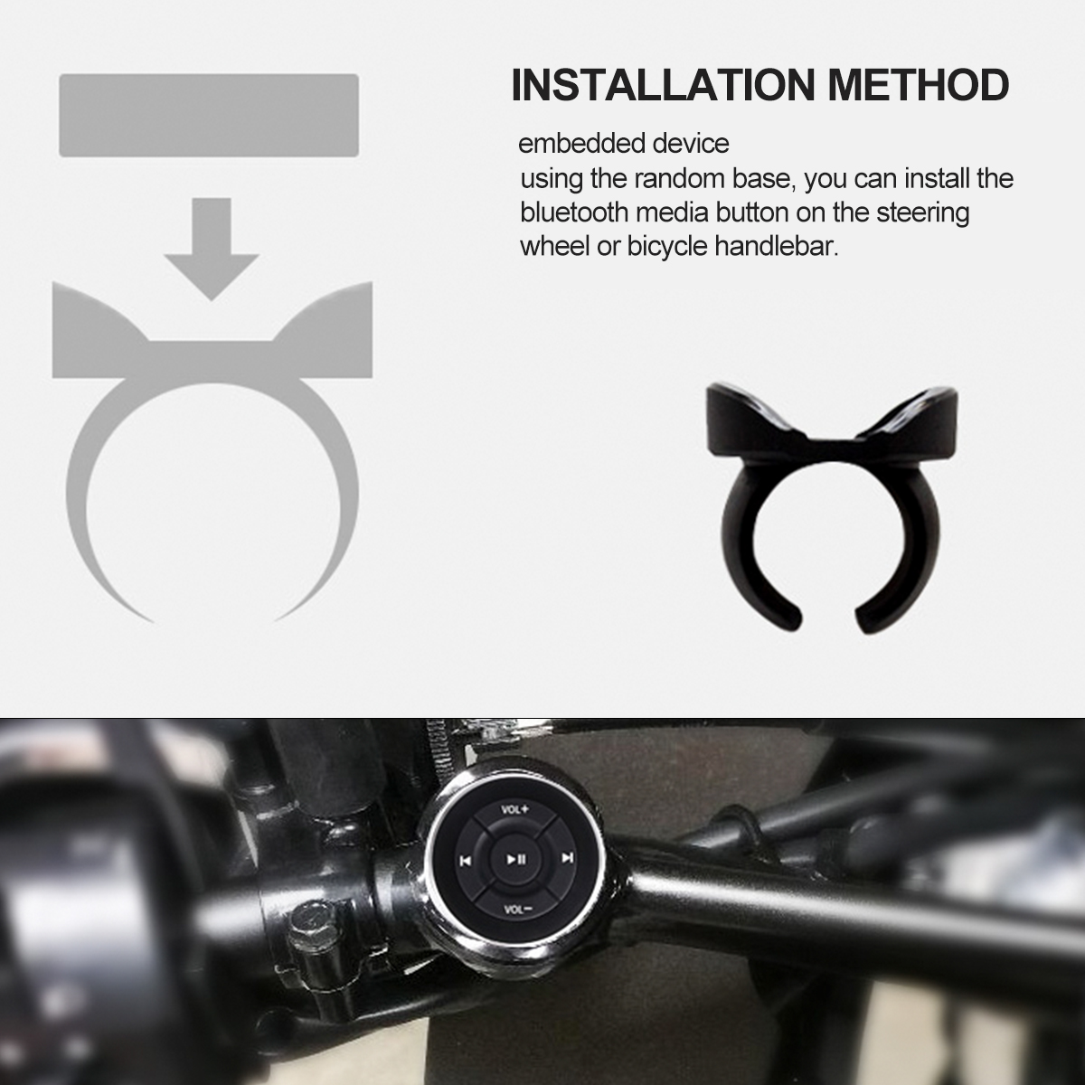 Wireless-bluetooth-40-Multimedia-Button-Remote-Controller--For-AndroidFor-iOS-1773971