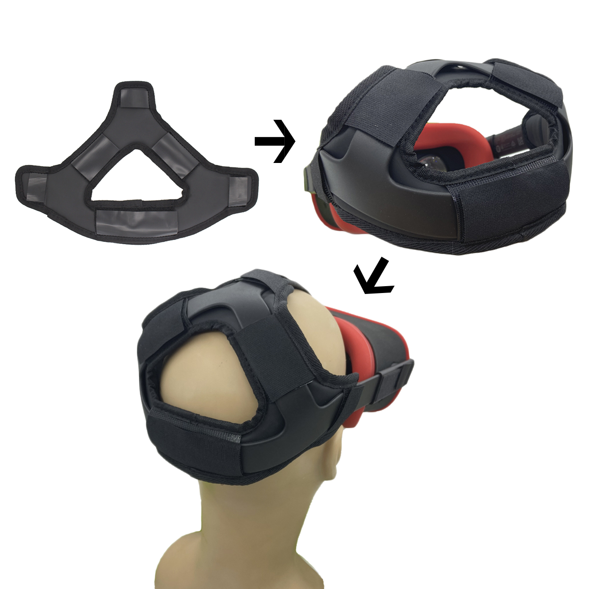 Non-slip-VR-Helmet-Head-Pressure-relieving-Strap-Foam-Pad-for-Oculus-Quest-1692066