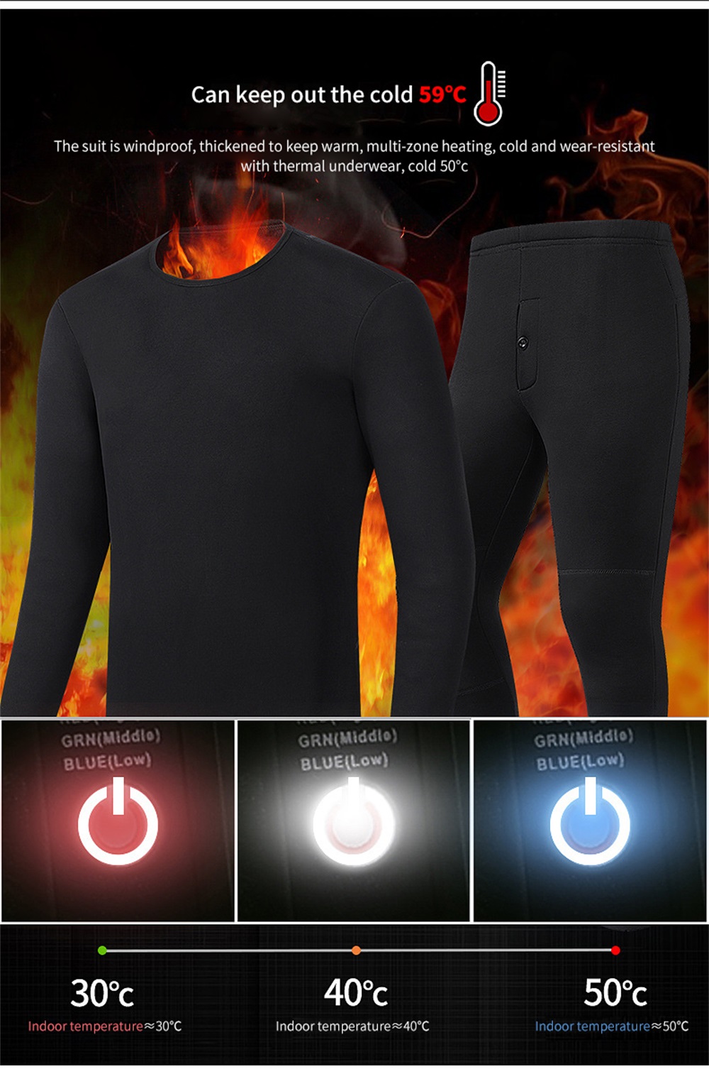 30-50-86-122-Men-Women-Electric-Heated-Underclothes-Set-Shirt--Trouser-Velvet-Lined-Underwear-Winter-1793469