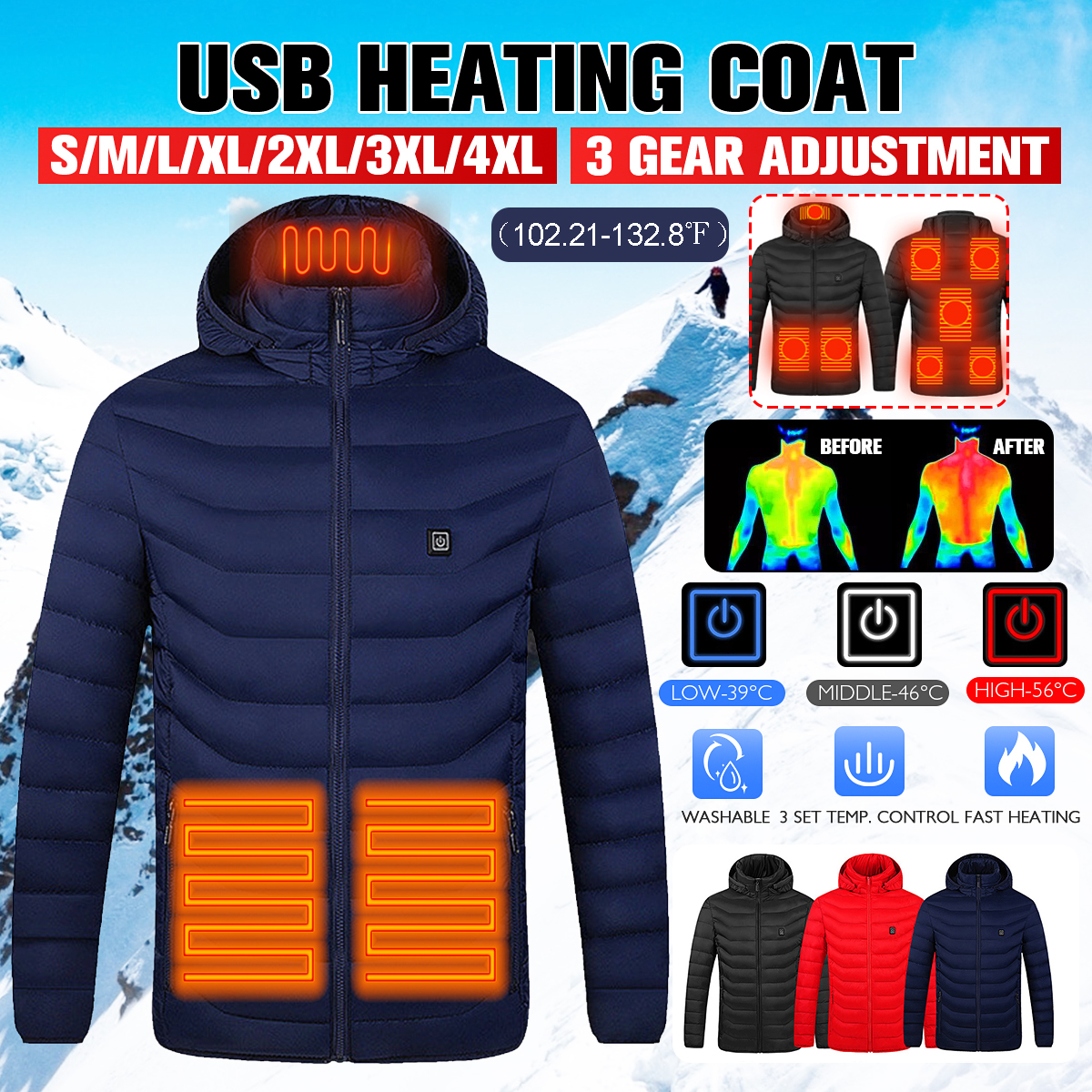 8-Heating-Zones-USB-Unisex-Electric-Heated-Coat-Winter-Warm-Hooded-Jacket-1753681