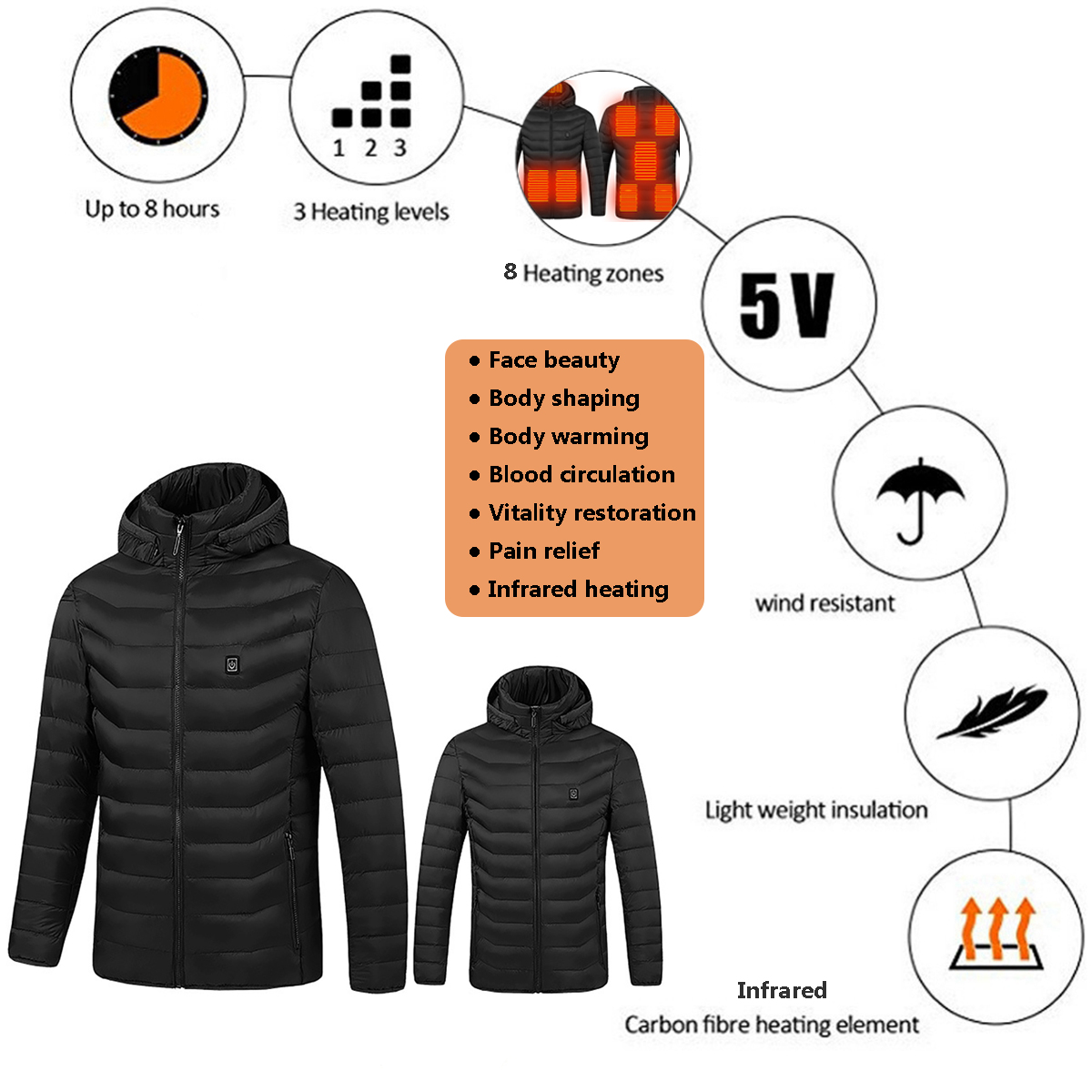 8-Heating-Zones-USB-Unisex-Electric-Heated-Coat-Winter-Warm-Hooded-Jacket-1753681
