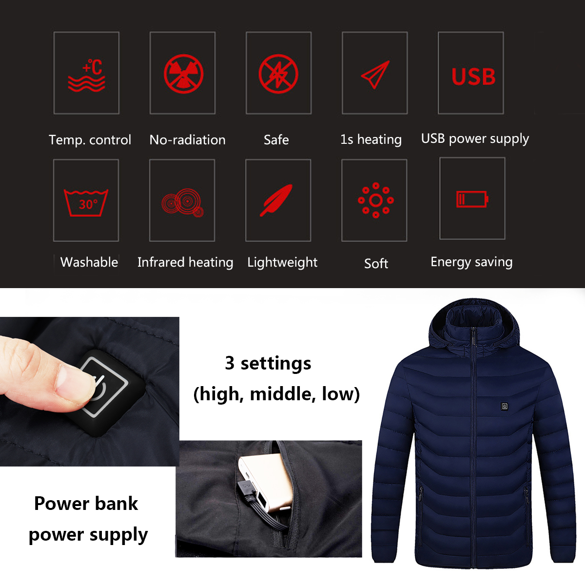 8-Heating-Zones-USB-Unisex-Electric-Heated-Coat-Winter-Warm-Hooded-Jacket-1753681