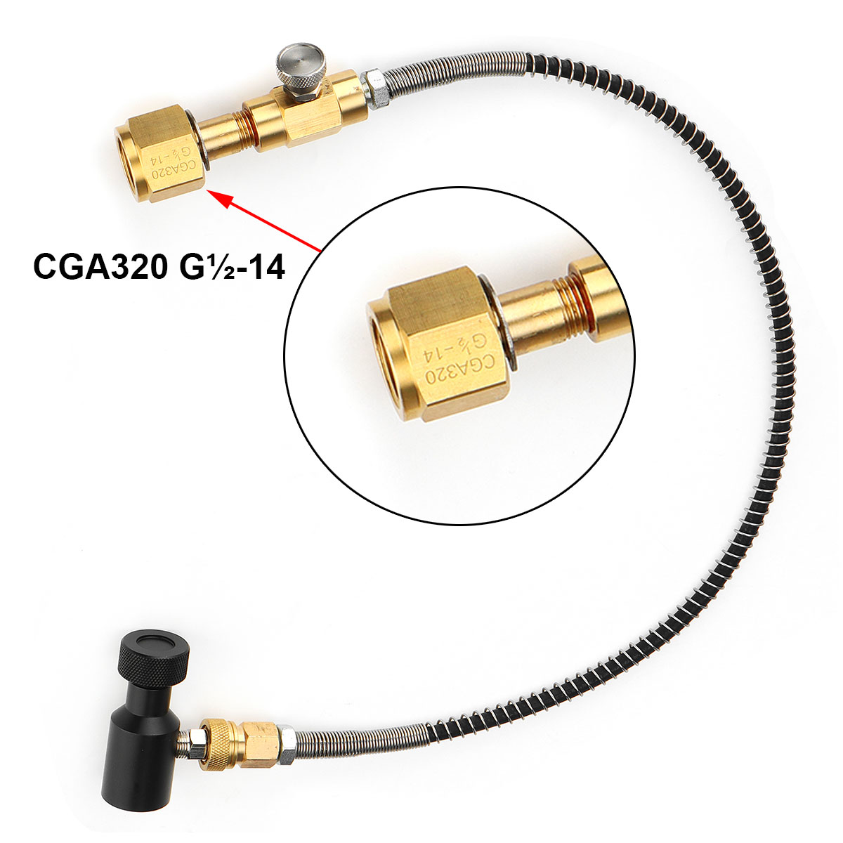 CO2-Cylinder-Refill-Adapter-With-Connection-W218-14CGA320-For-Soda-Club-Stream-1707627