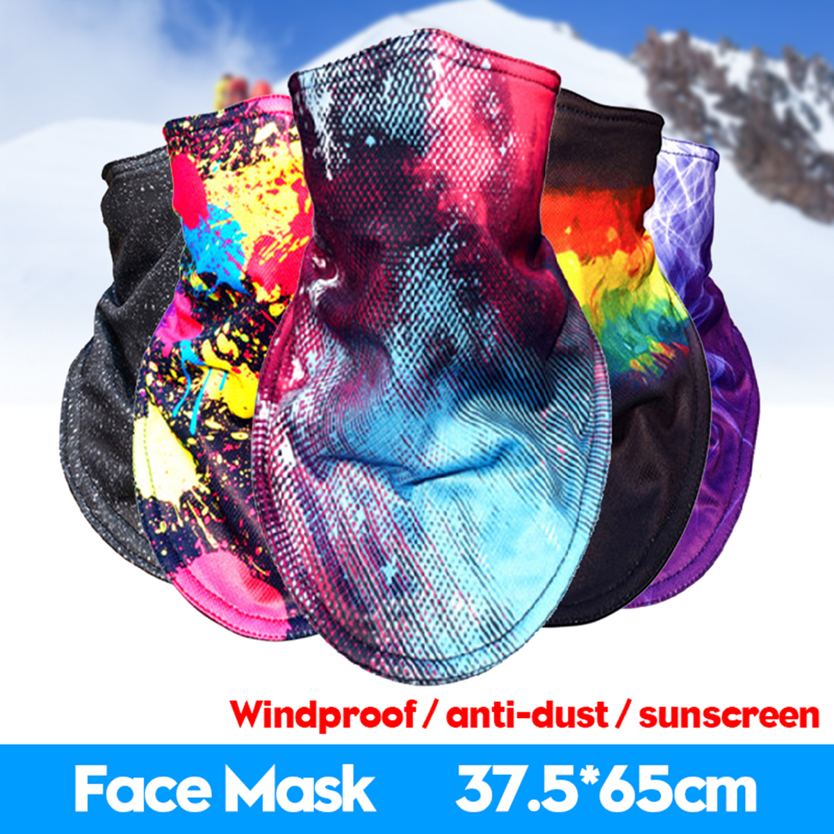Unisex-Women-Tube-Scarf-Bandana-Wear-Cycling-Gaiter-Snoods-Face-1695837