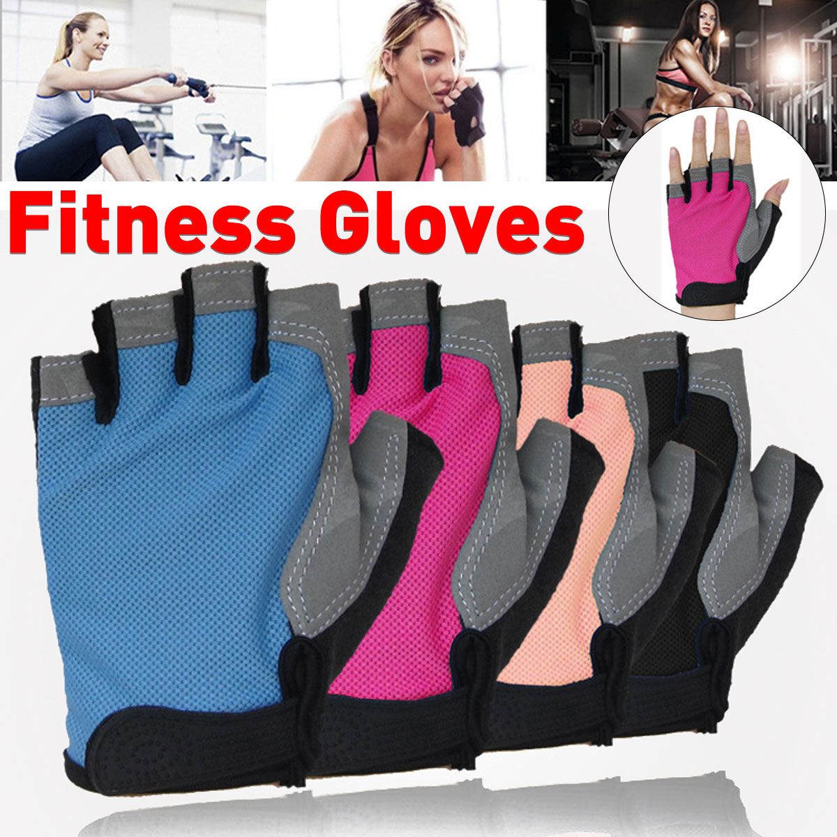 Cycling-Fingerless-Gloves-Women-Breathable-Anti-Skid-Half-Finger-Gloves-Workout-Gym-Weight-Lifting-S-1726595