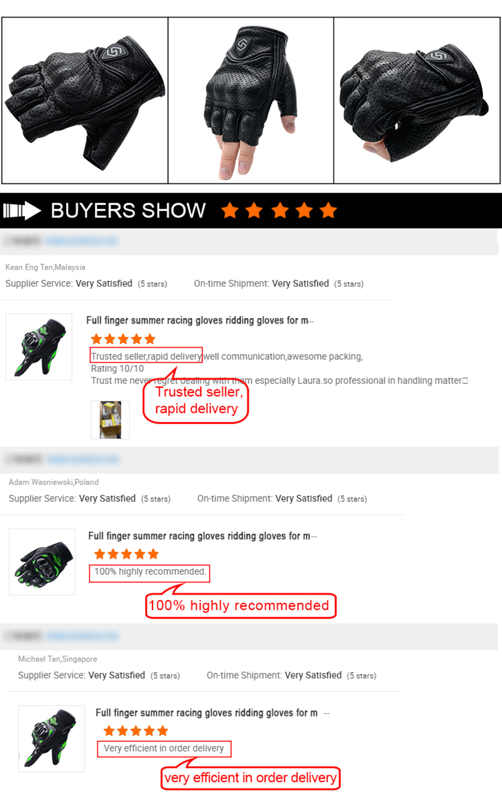 WUPP-Motorcycle-Riding-Half-Finger-Gloves-Breathable-Leather-Off-Road-Racing-Sport-Fingerless-With-H-1726790