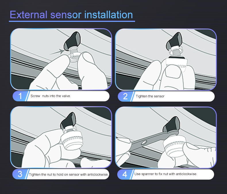 CAREUD-U901T-TPMS-Wireless-Tire-Pressure-Monitoring-System-with-6-External-Sensors-Replaceable-Batte-1715519