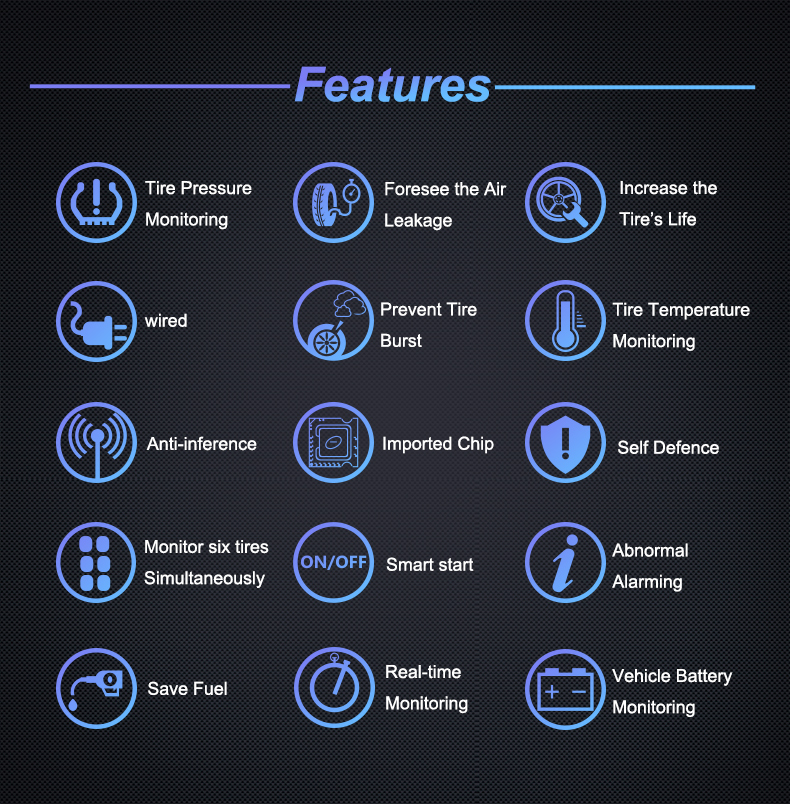 CAREUD-U901T-TPMS-Wireless-Tire-Pressure-Monitoring-System-with-6-External-Sensors-Replaceable-Batte-1715519