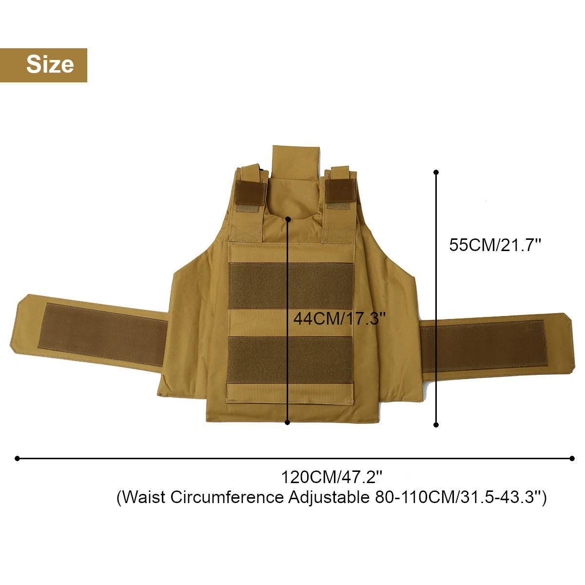 Tactical-Vest-Outdoor-Equipment-Army-Military-Lightweight-Combat-Play-Vest-Nylon-1743776
