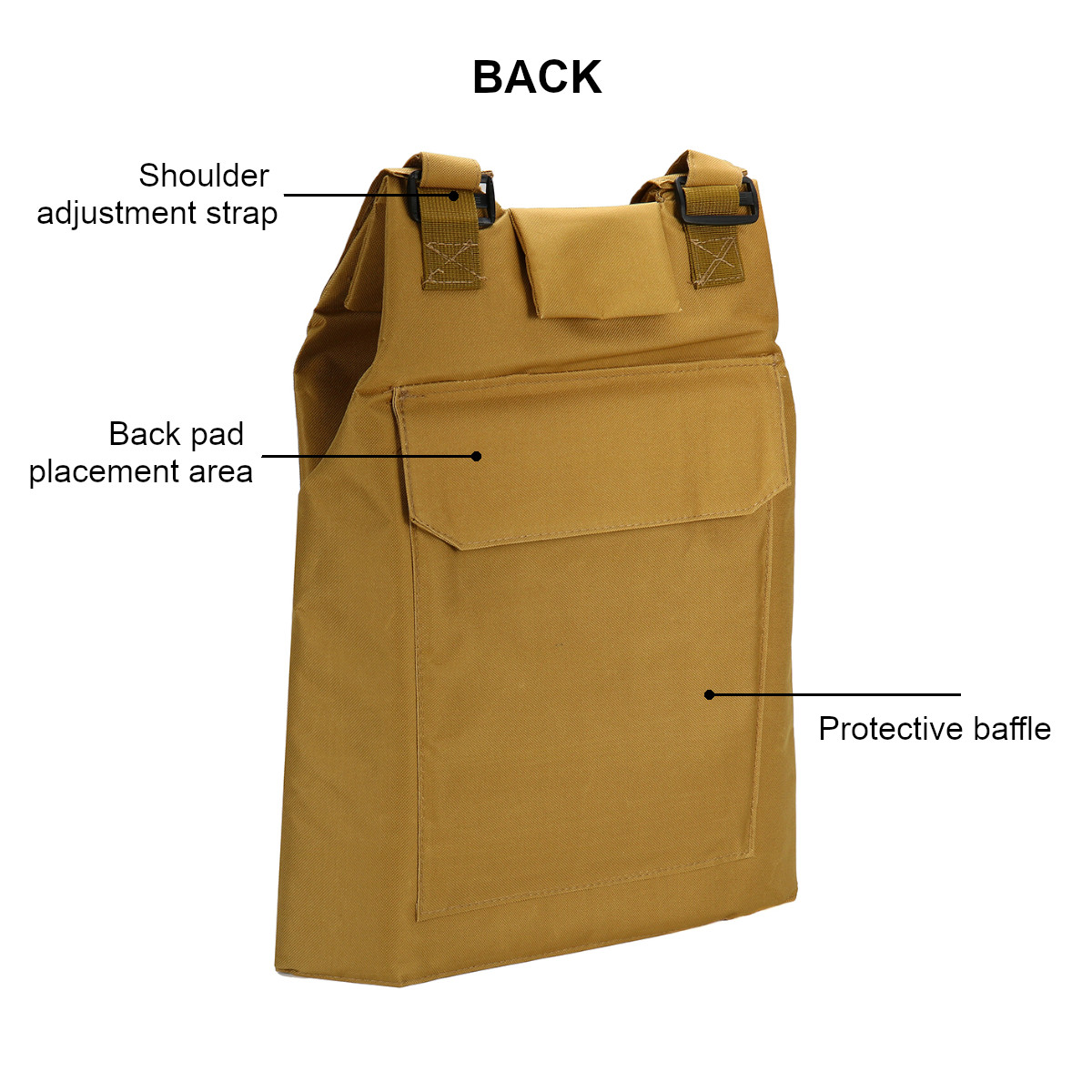 Tactical-Vest-Outdoor-Equipment-Army-Military-Lightweight-Combat-Play-Vest-Nylon-1743776