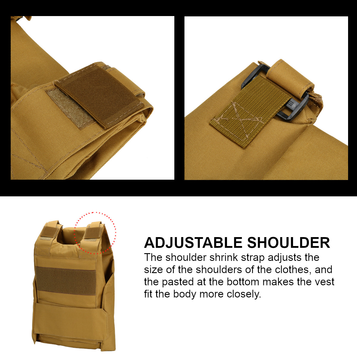 Tactical-Vest-Outdoor-Equipment-Army-Military-Lightweight-Combat-Play-Vest-Nylon-1743776