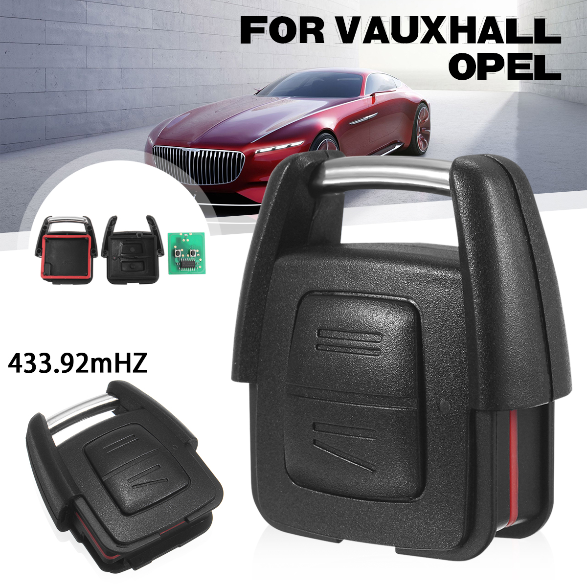 43392MHz-2-Button-Remote-Control-Key-Case-Shell-with-Circuit-Board-For-Vauxhall-Opel-1607874