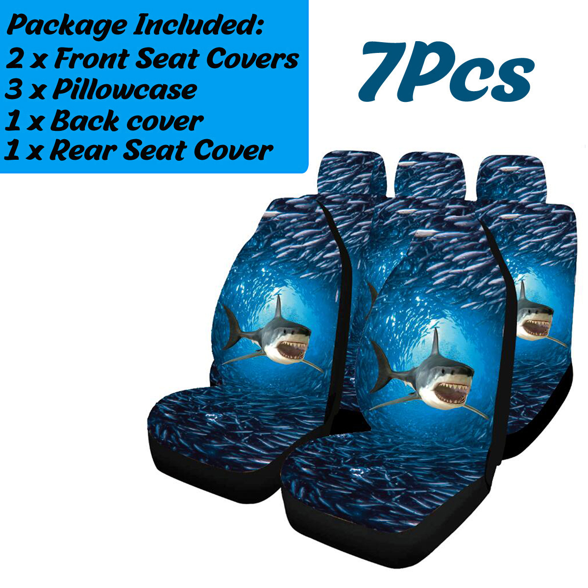 17-PCS-Universal-Car-Seat-Covers-Shark-3D-Printing-Front--Rear-Seat-Protector-Full-Set-1793997