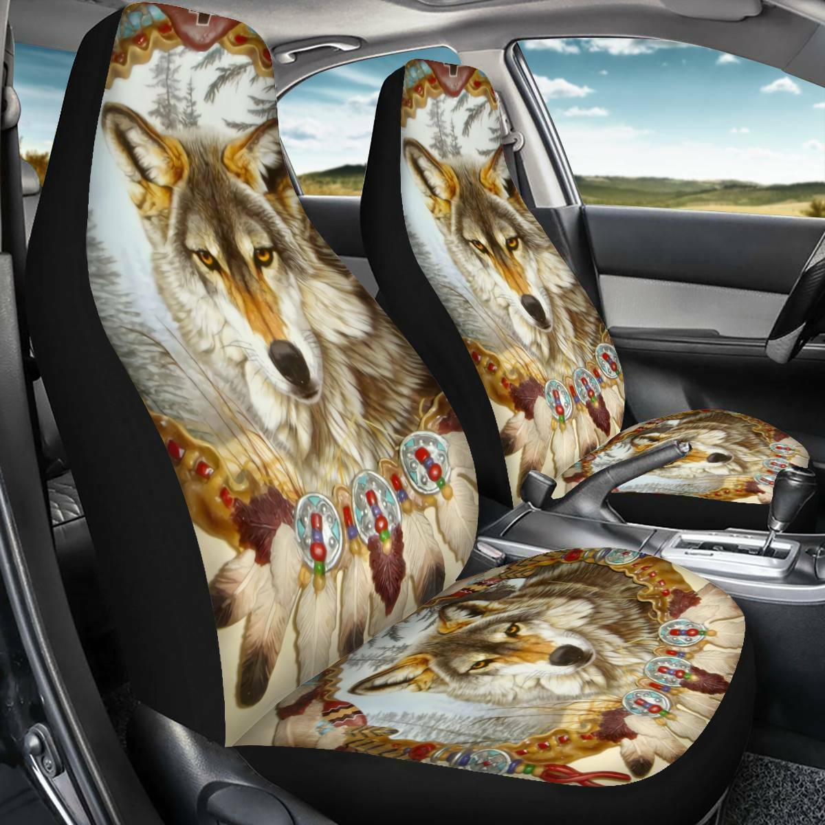 Universal-1Pcs-Wolf-Front-Row-Car-Truck-Seat-Covers-Set-Protector-Cushion-1680470