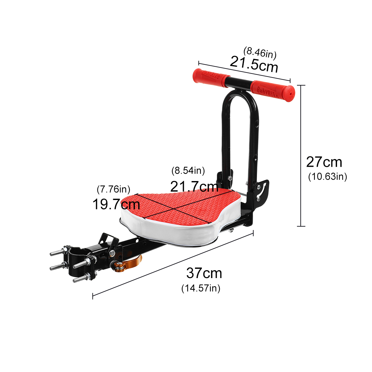 BlackRed-Quick-Dismounting-Safety-Seat-For-Electric-Car-Bicycle-Children-Kids-1813698