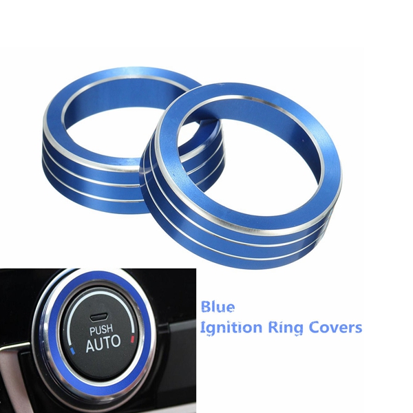 2Pcs-AC-Aluminum-Control-Switch-Ignition-Ring-Knob-Cover-For-Honda-Civic-16-17-1261561
