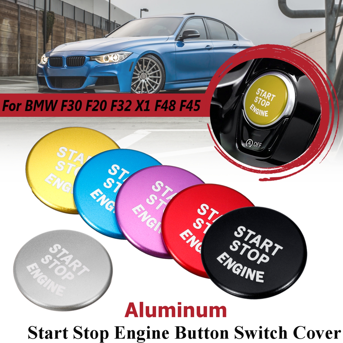 Aluminum-Start-Stop-Engine-Button-Switch-Cover-For-BMW-F30-F20-F32-1234-1702123