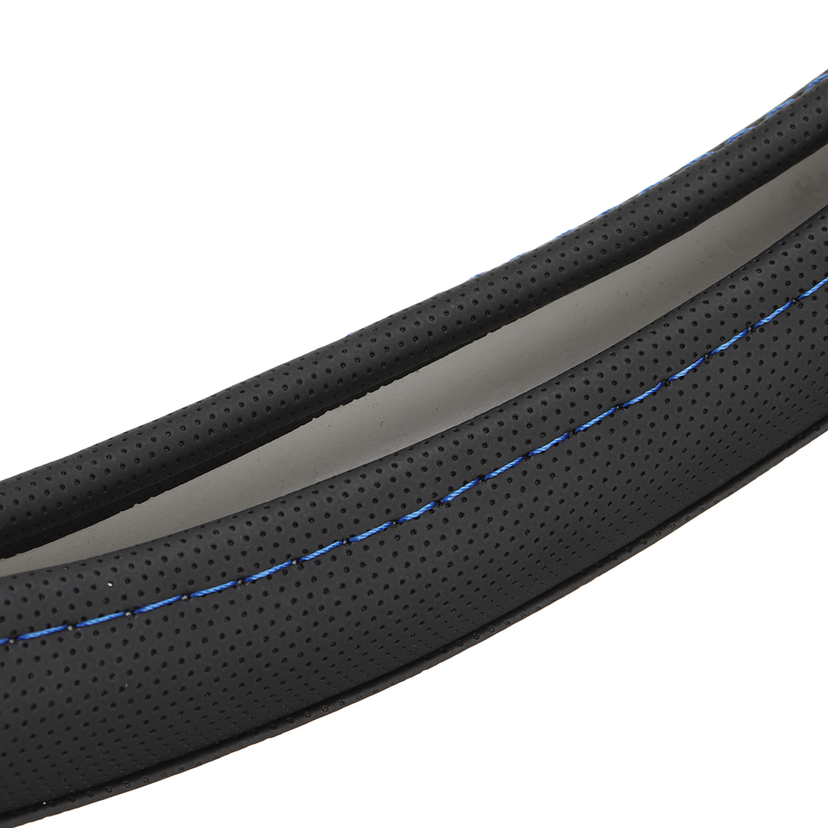 38cm-PU-Leather-Universal-Blue--Red-Car-Steering-Wheel-Cover-Hand-Pad-Buffer-1796538